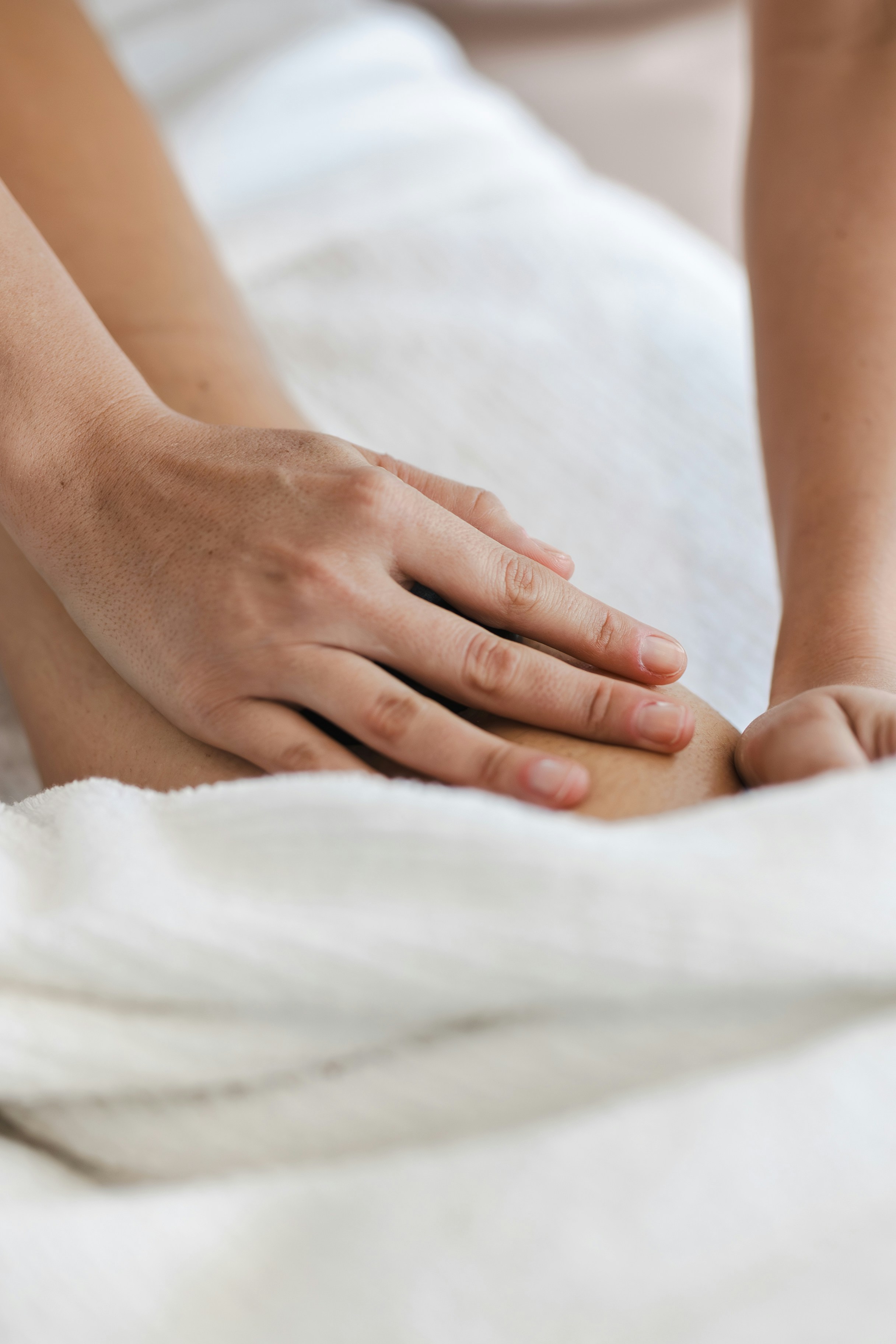 Entspannende Massage-Sitzung